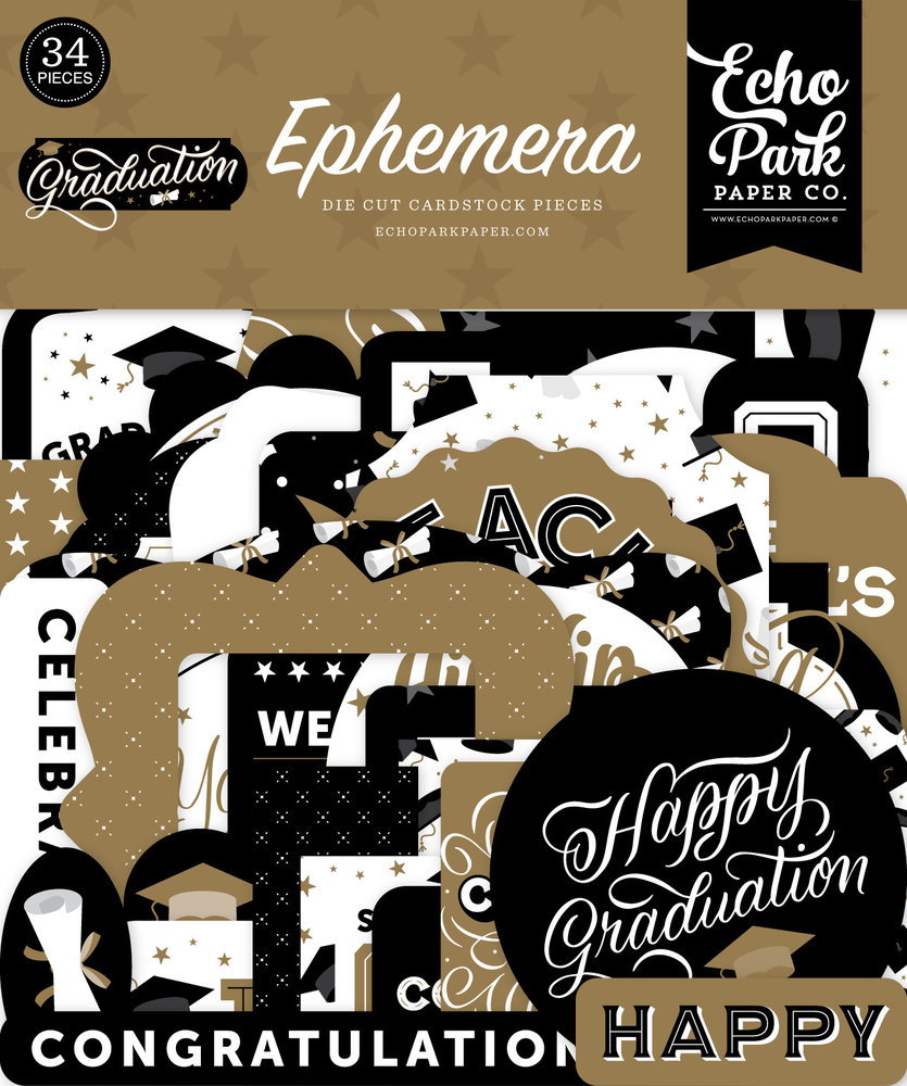 Echo Park Graduation Ephemera (GR298024) (DISCONTINUED)