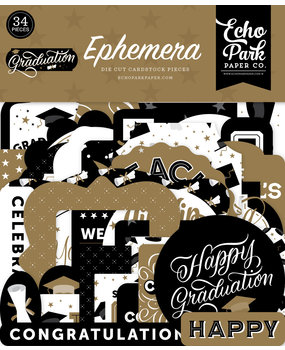 Echo Park Graduation Ephemera (GR298024) (DISCONTINUED)