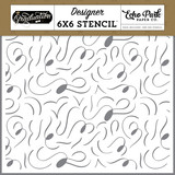 Echo Park Celebration Swirls Designer Stencil (GR298033) (DISCONTINUED)