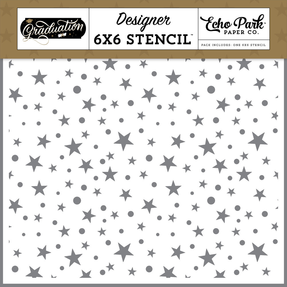Echo Park Reach For The Stars Designer Stencil (GR298035) (DISCONTINUED)