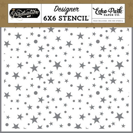 Echo Park Reach For The Stars Designer Stencil (GR298035) (DISCONTINUED)