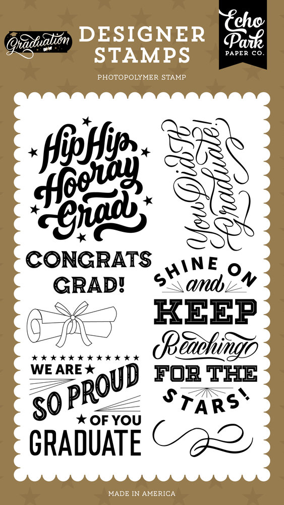 Echo Park You Did It Designer Stamps (GR298044) (OUTLET) Echo Park You Did It Designer Stamps (GR298044) (OUTLET)