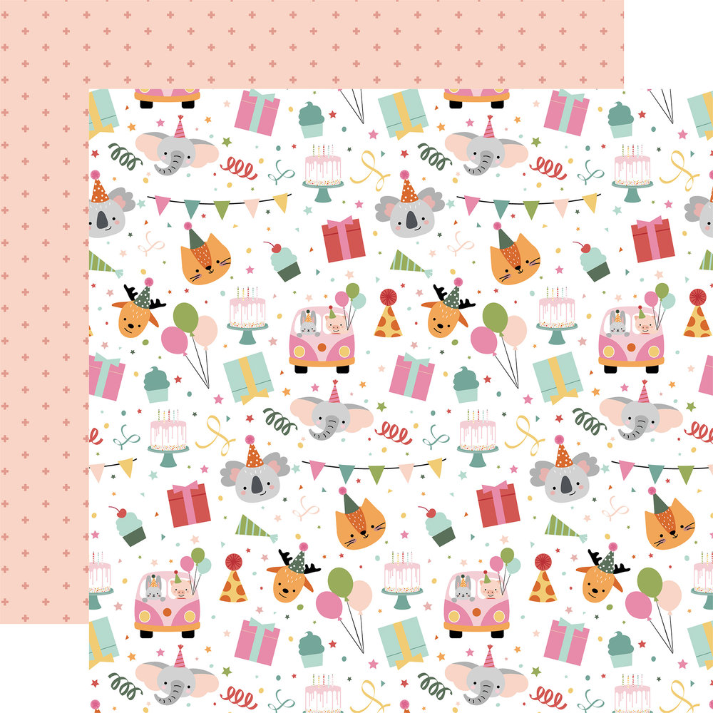 Echo Park A Birthday Wish Girl 6x6 Inch Paper Pad (BWG296023) (DISCONTINUED)