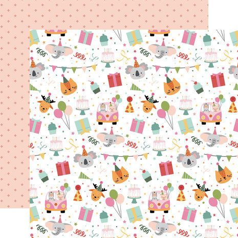 Echo Park A Birthday Wish Girl 6x6 Inch Paper Pad (BWG296023) (DISCONTINUED)