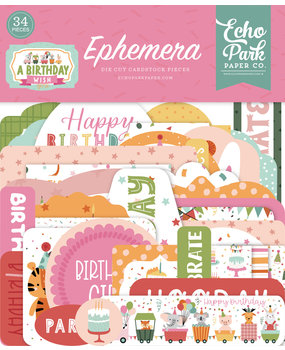 Echo Park A Birthday Wish Girl Ephemera (BWG296024) (DISCONTINUED)