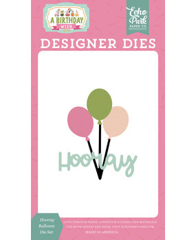 Echo Park Hooray Balloons Designer Dies (BWG296040) (DISCONTINUED)