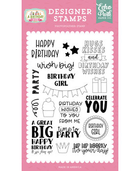 Echo Park Wish Big Designer Stamps (BWG296044) (DISCONTINUED)