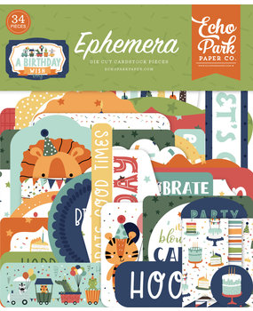 Echo Park A Birthday Wish Boy Ephemera (BWB297024) (DISCONTINUED)