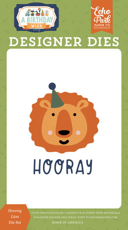 Echo Park Hooray Lion Designer Dies (BWB297040) (DISCONTINUED) Echo Park Hooray Lion Designer Dies (BWB297040) (DISCONTINUED)