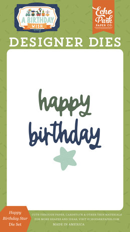 Echo Park Happy Birthday Star Designer Dies (BWB297044) (DISCONTINUED) Echo Park Happy Birthday Star Designer Dies (BWB297044) (DISCONTINUED)