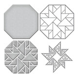 Spellbinders Layered Windmill Etched Dies (S5-545) (OUTLET)