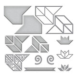 Spellbinders Filigree Eight Point Star Etched Dies (S4-1251) (OUTLET)