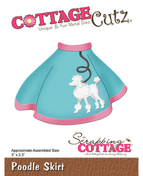 Scrapping Cottage Poodle Skirt (CC-1156) (OUTLET)