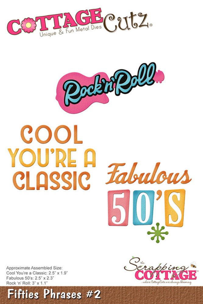 Scrapping Cottage Fifties Phrases #2 (CC-1151) (OUTLET)
