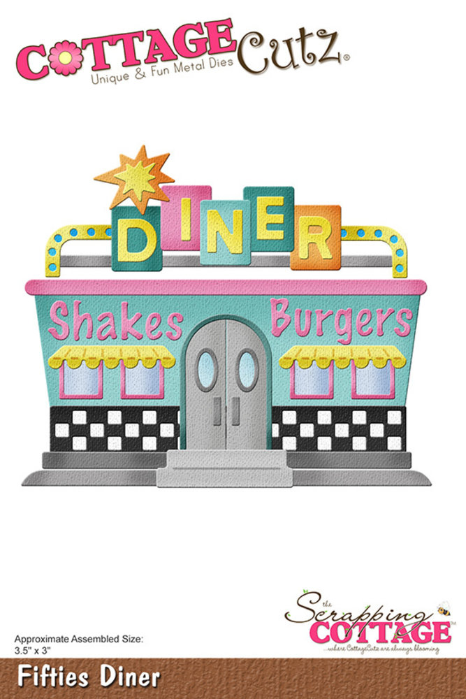 Scrapping Cottage Fifties Diner (CC-1148) (OUTLET)