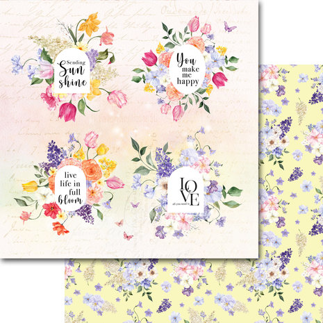 Memory Place Kawaii Paper Goods Sunshine Meadows 12x12 Inch Paper Pack (MP-61092) (OUTLET)