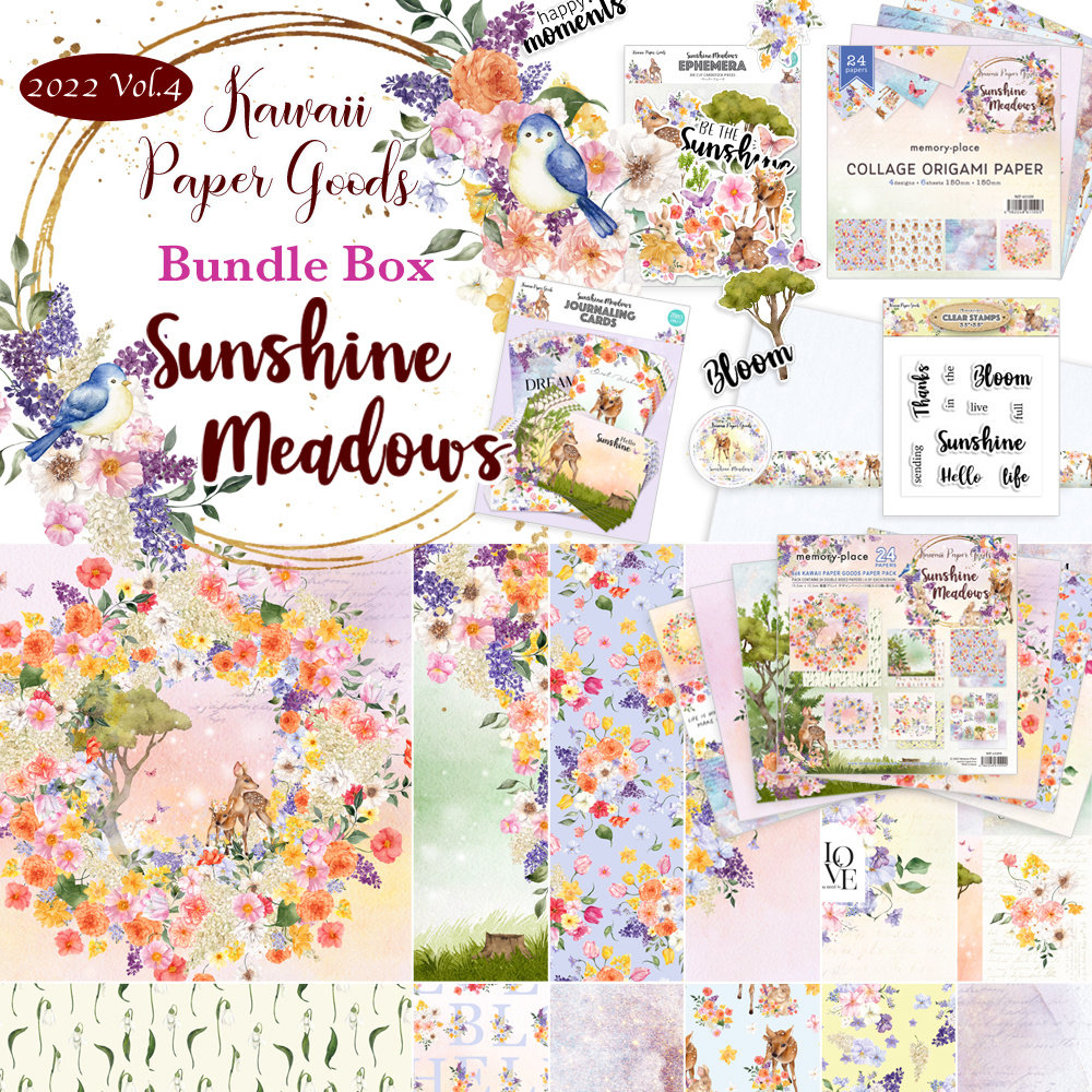 Memory Place Kawaii Paper Goods Sunshine Meadows Vol. 4 Bundle (MP-61091) (OUTLET) Memory Place Kawaii Paper Goods Sunshine Meadows Vol. 4 Bundle (MP-61091) (OUTLET)