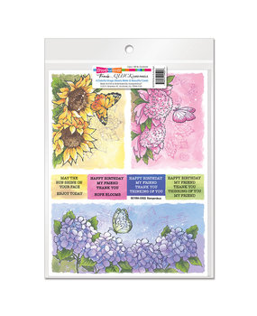 Stampendous Quick Card Panels Wings Of Flight (4pcs) (QC108AB) (OUTLET)