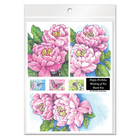 Stampendous Quick Card Panels Sunny Days (4pcs) (QC107AB) (OUTLET) Stampendous Quick Card Panels Sunny Days (4pcs) (QC107AB) (OUTLET)