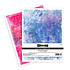 Quick Card Backgrounds Pink & Blue Splash (4pcs) (QC-002) (OUTLET)