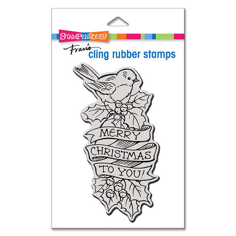 Stampendous Birdie Banner Mini Cling Rubber Stamps (CSM112) (OUTLET) Stampendous Birdie Banner Mini Cling Rubber Stamps (CSM112) (OUTLET)