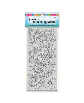 Stampendous Floral Wings Slim Cling Rubber Stamps (CSL02) (OUTLET)