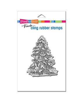 Stampendous Forest Christmas Cling Rubber Stamps (CRP383) (OUTLET)