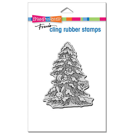 Stampendous Forest Christmas Cling Rubber Stamps (CRP383) (OUTLET) Stampendous Forest Christmas Cling Rubber Stamps (CRP383) (OUTLET)