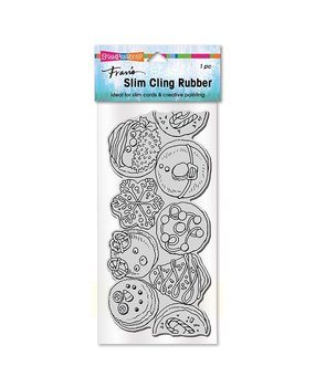 Stampendous Holiday Donuts Slim Cling Rubber Stamps (CSL38) (OUTLET)