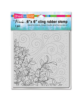 Stampendous Leafy Breeze 6x6 Inch Cling Rubber Stamps (6CR022) (OUTLET)