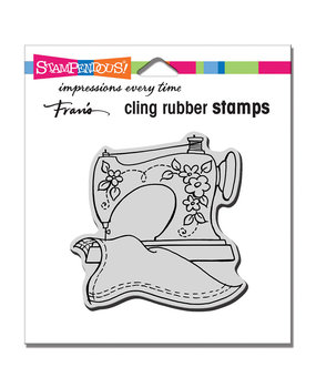 Stampendous Sew Pretty Cling Rubber Stamps (CRQ259) (OUTLET)