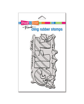 Stampendous Merry Gift Mini Cling Rubber Stamps (CSM113) (OUTLET)