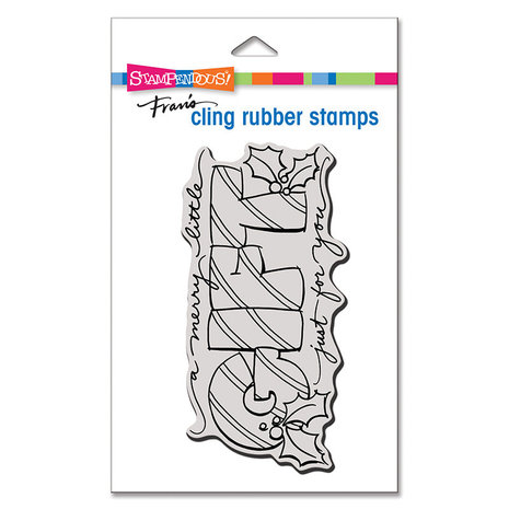 Stampendous Merry Gift Mini Cling Rubber Stamps (CSM113) (OUTLET)
