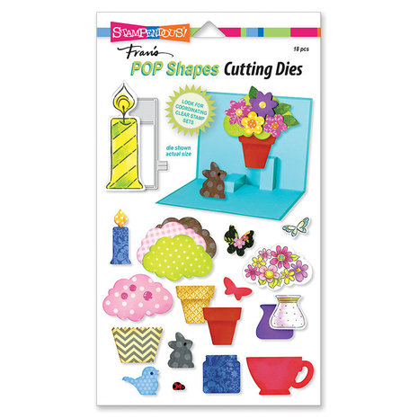 Stampendous Pop Shapes Cutting Dies (DCP1021) (OUTLET) Stampendous Pop Shapes Cutting Dies (DCP1021) (OUTLET)