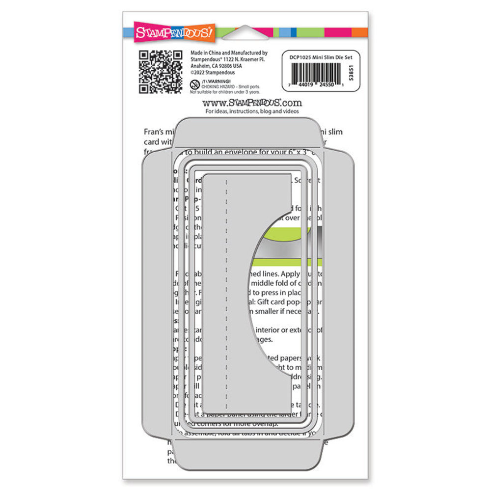 Stampendous Mini Slim Cutting Dies (DCP1025) (OUTLET) Stampendous Mini Slim Cutting Dies (DCP1025) (OUTLET)