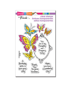 Stampendous Butterfly Frame Clear Stamps (SSC1333) (OUTLET)