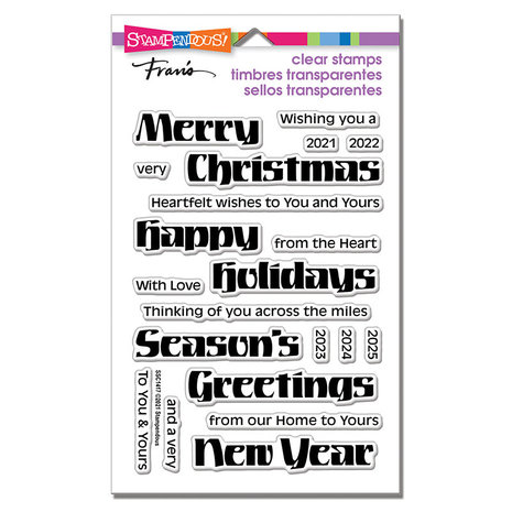 Stampendous Bold Season Perfectly Clear Stamps (SSC1417) (OUTLET) Stampendous Bold Season Perfectly Clear Stamps (SSC1417) (OUTLET)
