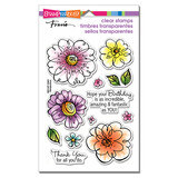 Stampendous Blooming Birthday Perfectly Clear Stamps (SSC1427) (OUTLET)