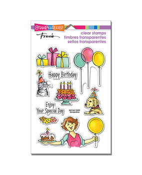 Stampendous Birthday Gift Perfectly Clear Stamps (SSC1347) (OUTLET)