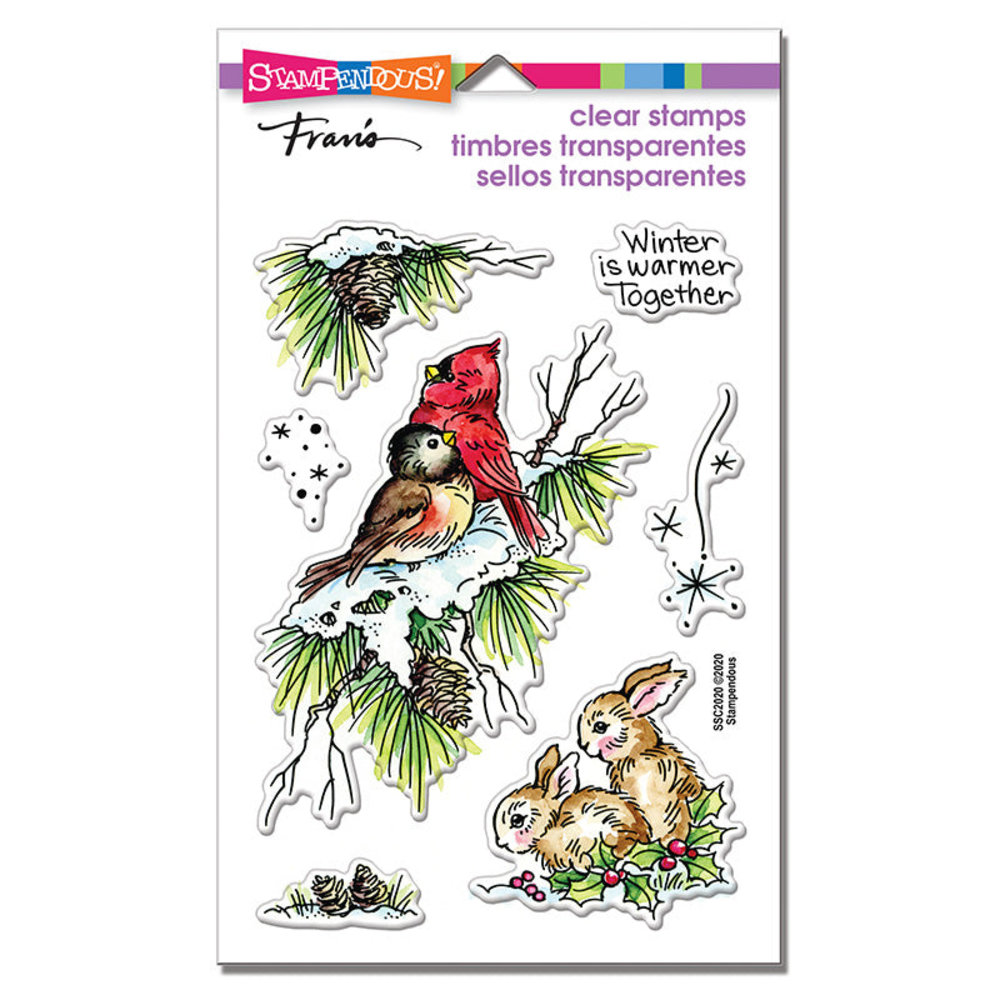 Stampendous Birds And Bunnies Perfectly Clear Stamps (SSC2020) (OUTLET)