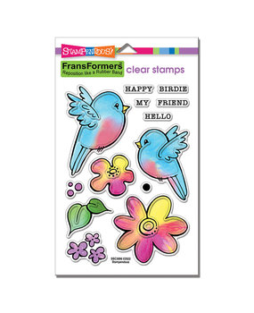 Stampendous Birdies FransFormer Clear Stamps (SSC3006) (OUTLET)