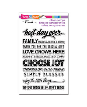 Stampendous Best Day Perfectly Clear Stamps (SSC1309) (OUTLET)