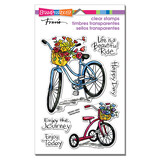 Stampendous Basket Bikes Perfectly Clear Stamps (SSC2031) (OUTLET)
