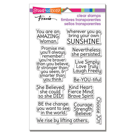 Stampendous Amazing Woman Perfectly Clear Stamps (SSC1384) (OUTLET) Stampendous Amazing Woman Perfectly Clear Stamps (SSC1384) (OUTLET)