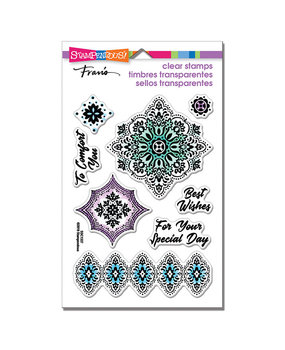 Stampendous Floral Diamonds Perfectly Clear Stamps (SSC1337) (OUTLET)