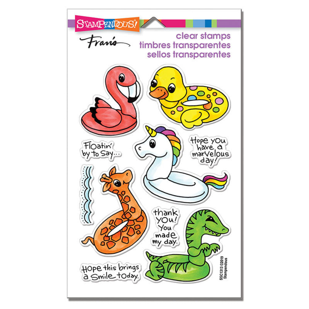 Stampendous Floaties Perfectly Clear Stamps (SSC1313) (OUTLET) Stampendous Floaties Perfectly Clear Stamps (SSC1313) (OUTLET)