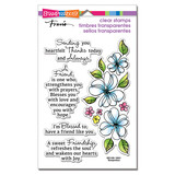 Stampendous Dogwood Friend Perfectly Clear Stamps (SSC1426) (OUTLET)