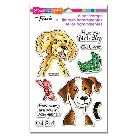Stampendous Dog Years Perfectly Clear Stamps (SSC1432) (OUTLET) Stampendous Dog Years Perfectly Clear Stamps (SSC1432) (OUTLET)