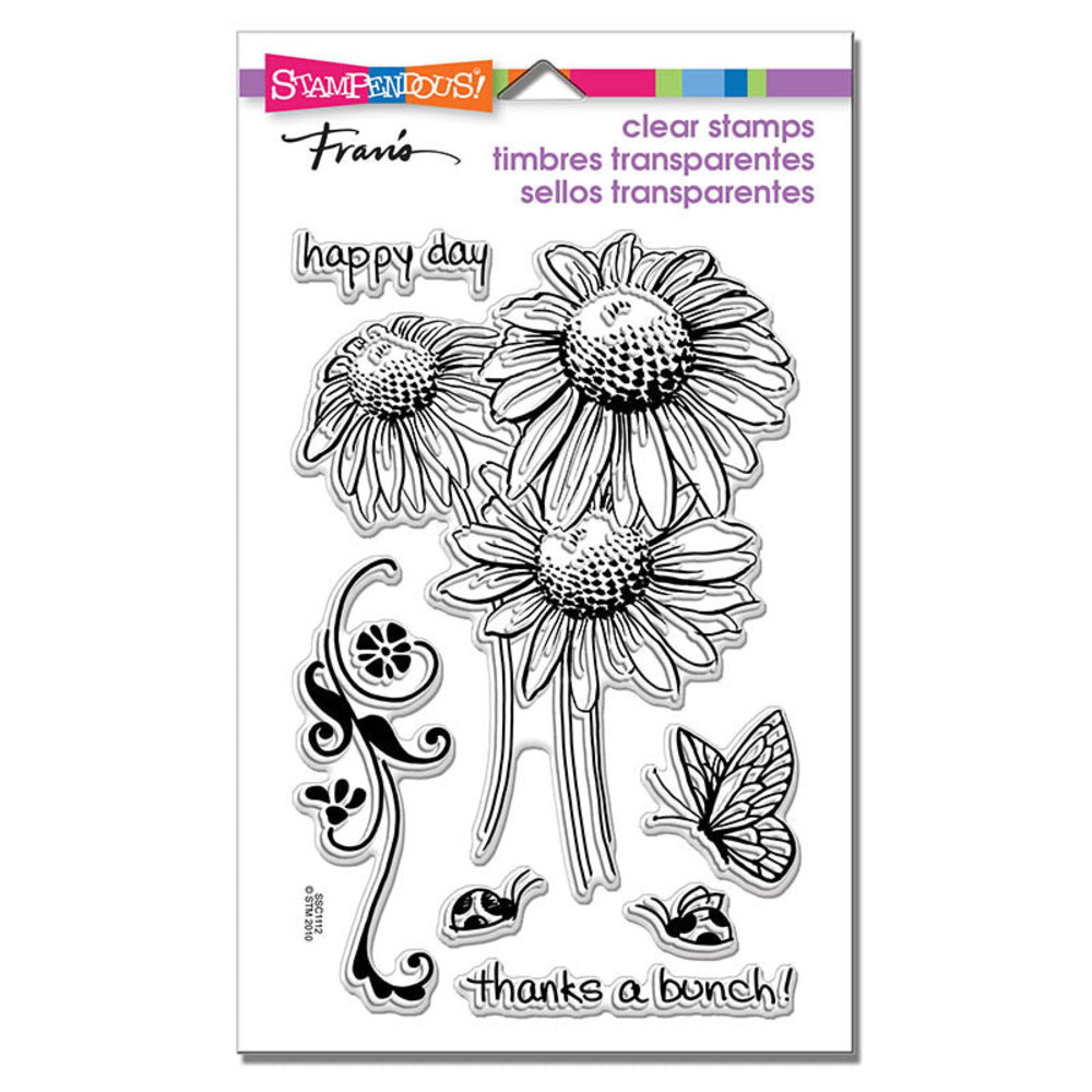 Stampendous Daisy Thanks Clear Stamps (SSC1112) (OUTLET)
