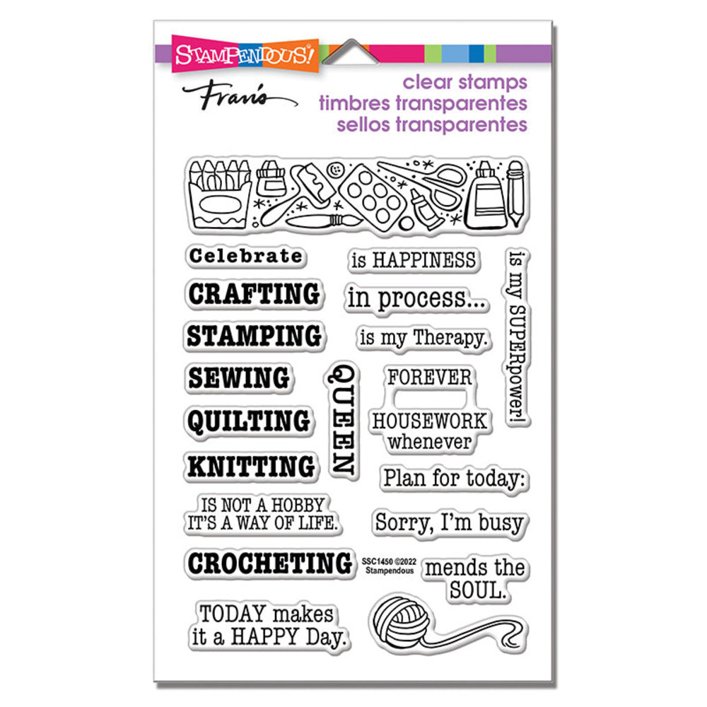 Stampendous Crafting Forever Perfectly Clear Stamps (SSC1450) (OUTLET) Stampendous Crafting Forever Perfectly Clear Stamps (SSC1450) (OUTLET)